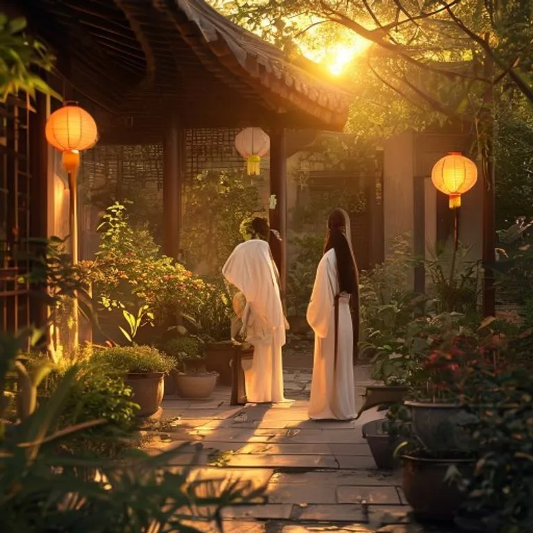 晨露归人，院暖花开